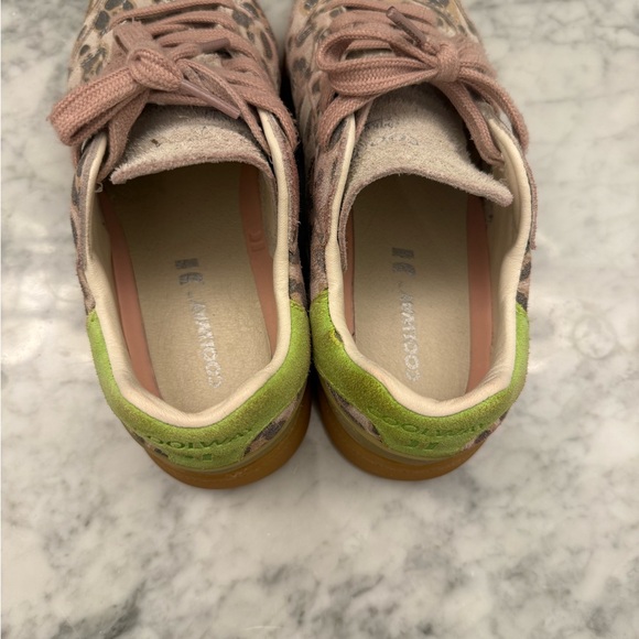 Coolway Goal Sneaker Women’s US 7 Leopard Print Lime Green Gum Sole - Picture 5 of 7